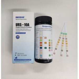 High Accuracy Glucose Bilirubin Urinalysis Test Strips 3.00mm 10 Parameters