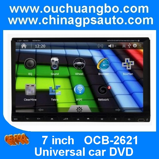 Ouchuangbo car multimedia for Universal car DVD with radio gps TV bluetooth OCB-2621