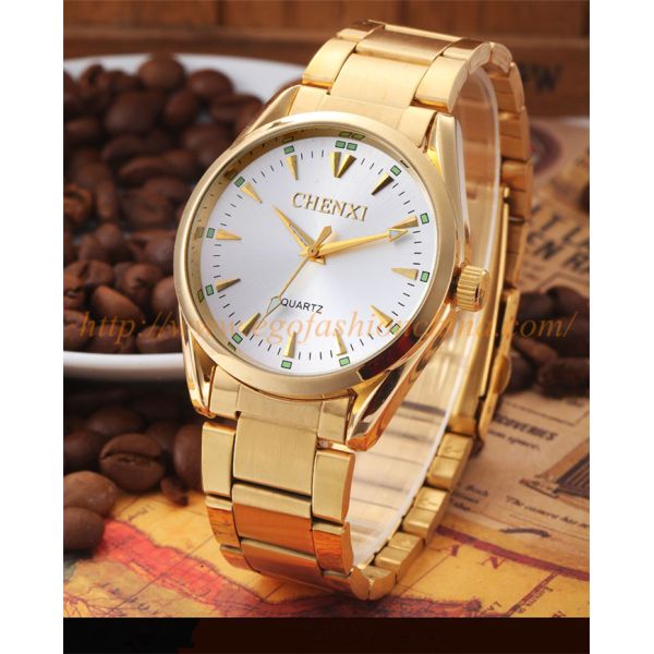006A IPG Full Gold Watch Wholesale Luxury Men Watch Stainless Steel Quartz Analog Watches
