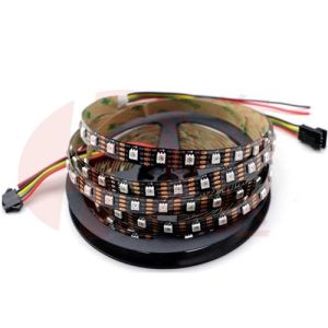 Newstar Hida High PWM 72pixels/m digital 72leds black PCB HD107S LED Strip replace Dotstar APA102 LED Mapping Poi