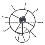 550mm Height 100mm Width Rotating Display Rack With Hooks