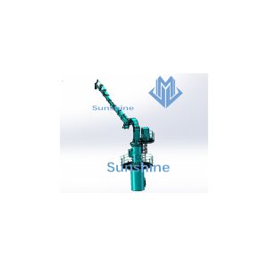 3t22m Foldable Boom Marine Crane For Onboard Offshore Support Vessel