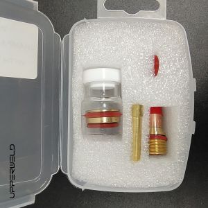 TIG Welding Accessories WP-17/18/26 Champagne Nozzle Kit with Adapter 1.6mm