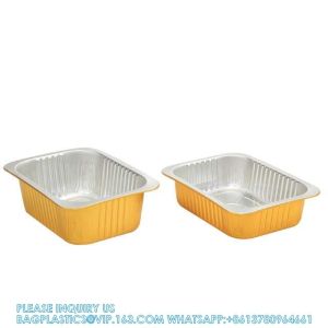 475ml Length 161MM, Sturdy Aluminum Foil Pans With Lids For Cooking, Baking,
