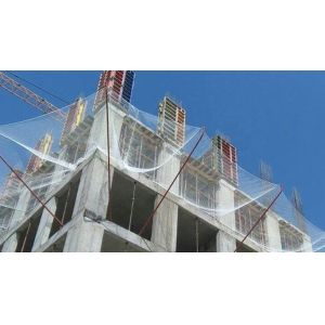 Cheap White Fire Resistant Horizontal Construction Safety Fence Nets for sale