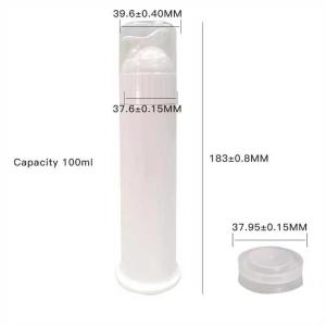 Easy to use Toothpaste Airless Pump Bottles Custom Label available Dispensing System