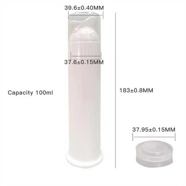 Quality Easy to use Toothpaste Airless Pump Bottles Custom Label available Dispensing System wholesale