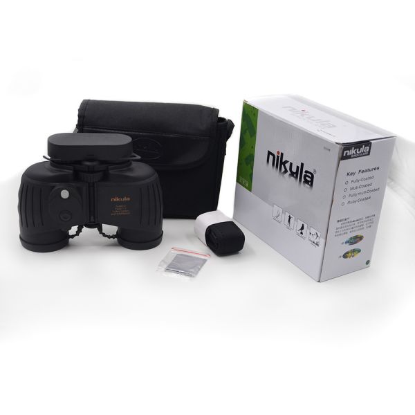 LED Rangefinder 10x50 Waterproof Binoculars Military Night Vision Binocular Telescope