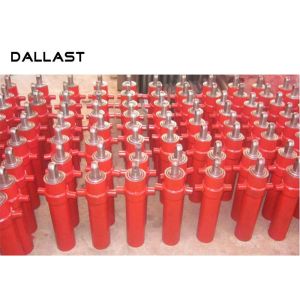 China Dump Trailer Hydraulic Cylinder Multi Stage Telescopicing , 3 Stage Telescoping Hydraulic Cylinder on sale