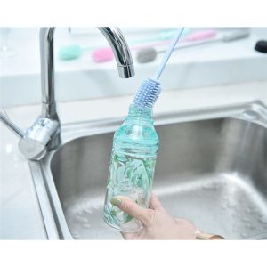 Bpa Free Multipurpose Silicone Dish Brush With Handle