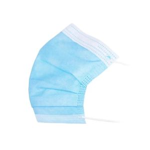 Fluid Resistant 3 Ply Face Mask 50pcs For Produstion Department Working