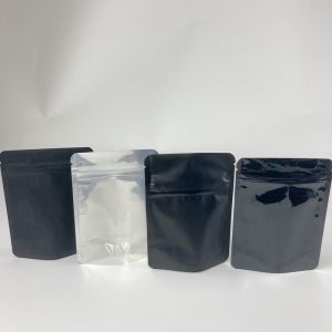 4 X 6 Mylar Custom Shape Stand Up Pouch With Childproof Zipper
