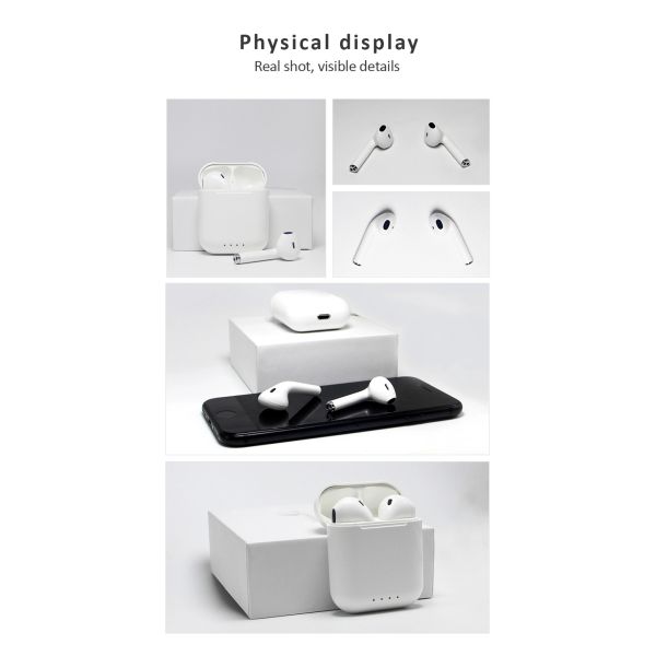 Sweatproof TWS I12 Earbuds True Wireless Sport Earphones For Running , Jogging