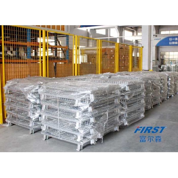 Quality Transportation 5/1 Stackability RAL Galvanized Wire Mesh Box Pallet wholesale