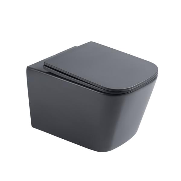 Quality Modern Water Closet Inwall Glazed Ceramic Matt Color Basin Rimless Wall Mounted Bowl Hung WC hang Toilet Sets wholesale