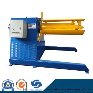 Cheap Full-Automatic Steel Coil 8 Ton Hydraulic Decoiler / Uncoiler with Coil Car for sale
