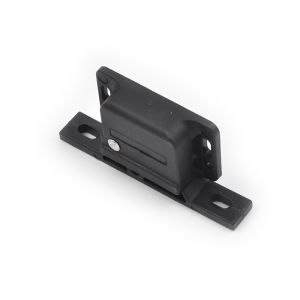 Cupboard Door Catch Latch Black Plastic Press Type