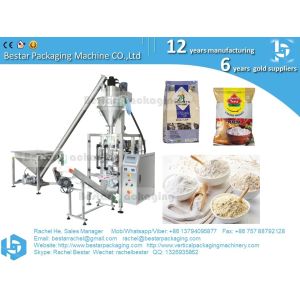 Automatic packaging machine for powder flour filling and sealing