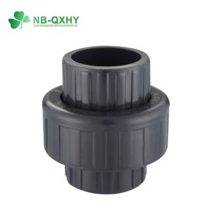 Nominal Diameter Dn15-Dn100 Blue PVC Pipe Fitting Union Plastic Socket Thread