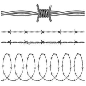 1.5-3cm Barb Length Concertina Razor Wire Fence with Galvanized Steel Wire