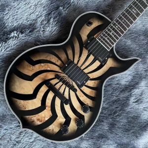 Custom Wylde Odin Audio Grail Charcoal Burst Buzzsaw Electric Guitar Accept OEM