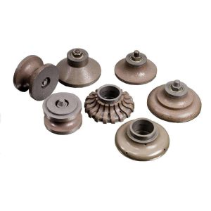 Vacuum Brazed Diamond Hand Profile Wheel For Granite A Grade Customized Support