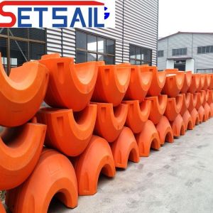 Customized Request HDPE Material Dredging Pipe with Flange Connection from