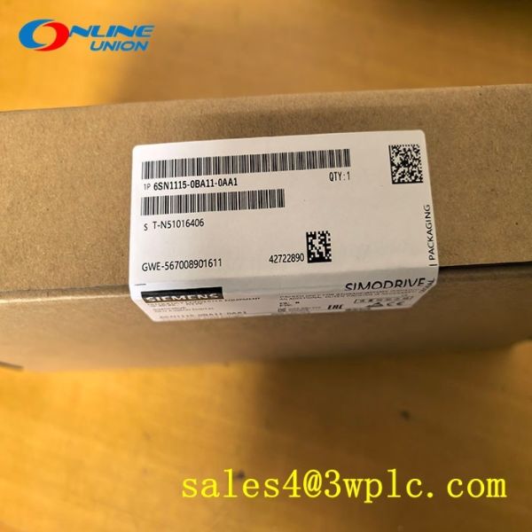 Quality 6SN1115-0BA11-0AA1 SIEMENS Control Module wholesale