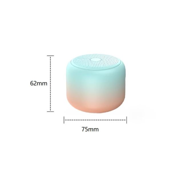 3W Mini Portable Bluetooth Speakers 800mAh Gradient Bluetooth Speaker 5.4