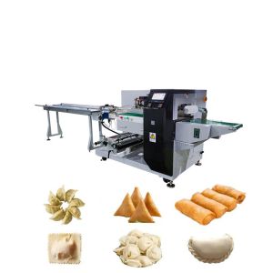 Frozen Food Pillow Packing Machine For Production Capacity 25-100 Packs/Min