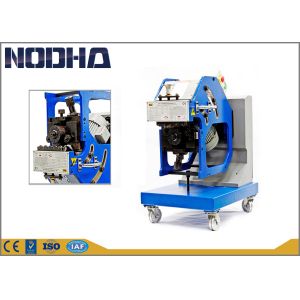 Safe Steel Portable Plate Beveler , Plate Edge Beveling Machine 1.5~2.6m/Min