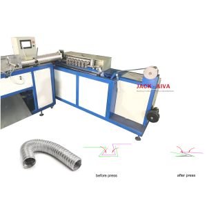 Triple Lock Aluminum Flexible Duct Machine Ductwork Machine