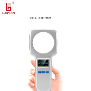 Temperature Detecting 134.2Khz FDX-B RFID Tag Reader For Pet Health And