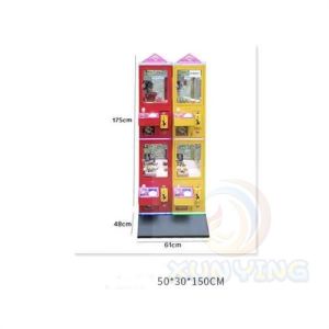 1 Player Mini Claw Crane Machine with Metal Acrylic Plastic and Bill Acceptor