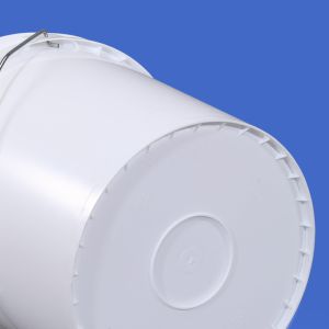 Food Grade 5 Gallon Plastic PP Round Pail Paint Buckets with Lids and Iron