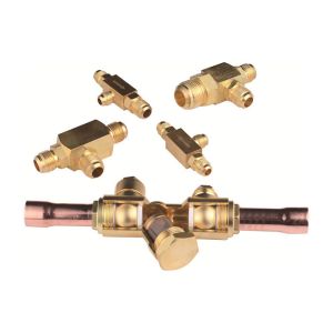 CFC HCFC HFC Nylon Refrigerant Hose Fittings / Refrigeration Copper Fittings DN1