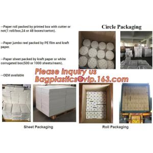 Custom Logo Printed Square Wood Pulp Unbleached Parchment Paper,Silicone coated