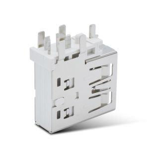 SMT 90 Angle Mini USB Connector , Usb 2.0 Female Connector Solder Type