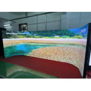 Curved Shopping Mall LED Screen with MEANWELL Power Supply and SMD PH4.81mm
