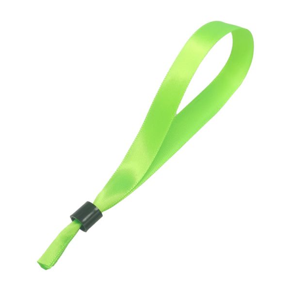 Quality Embroidery Woven Cloth Wristbands Green Red Plain Custom Logo Bracelets wholesale