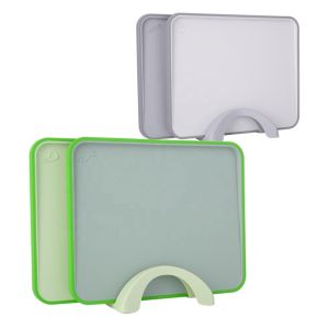 Cheap PP Reversible Large Kitchen Chopping Board with Easy Grip Handle and Deep Juice Grooves for sale