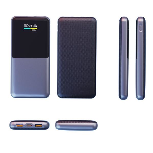 10000mAh Large Capacity Battery Pack , Super Fast Charging Power Bank With Data Display