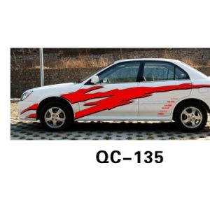 Cheap Nontoxic Designer PVC Custom Car Body Sticker QC-135G for sale