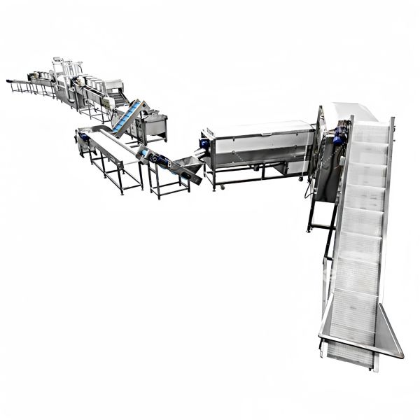 Automated Frozen Potato Fries Line Equipment with Oil Tank and Extra Oil