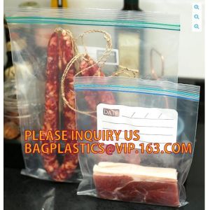 Resealable LDPE Food Grade Double Zipper Seal Bag for Packing Sandwich, Gravure