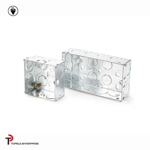 BS4662 GI Switch One Gang / Two Gang Electrical Boxes And Covers, GI Conduit