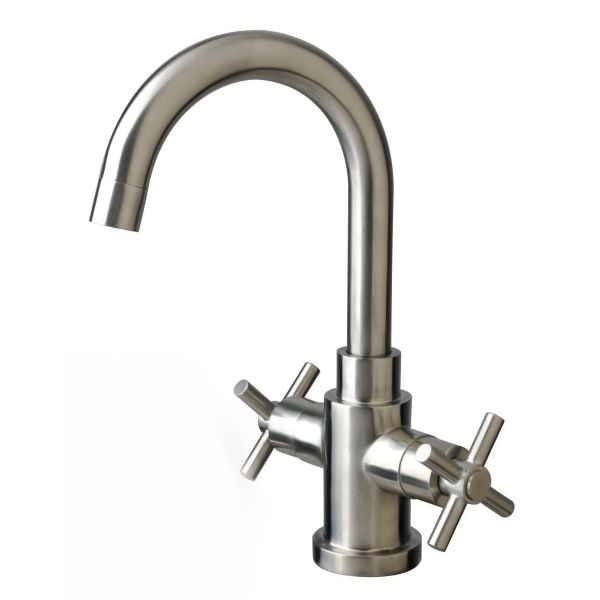 Quality New 304 Stainless Steel Brushed Satin Colors China Manufacture Sink Basin Bathroom Faucets wholesale