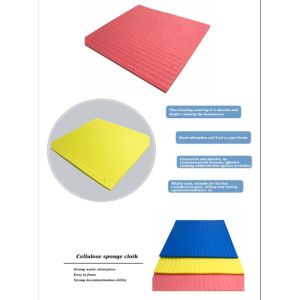 Sustainable Cellulose Sponge Cloth Biodegradable High Absorbency Non Scratch
