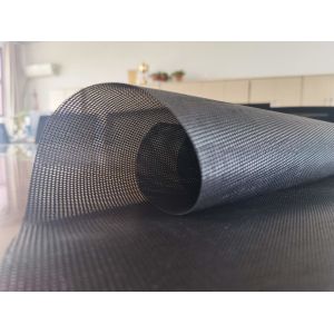 Green Black 220gsm PVC Shade Net Fabric Insect Prevention