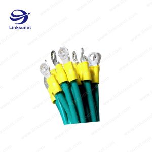 JST FVWS5.5 - 4 Ring Terminal Cable For Automotive UL1015 - 10AWG Green Color